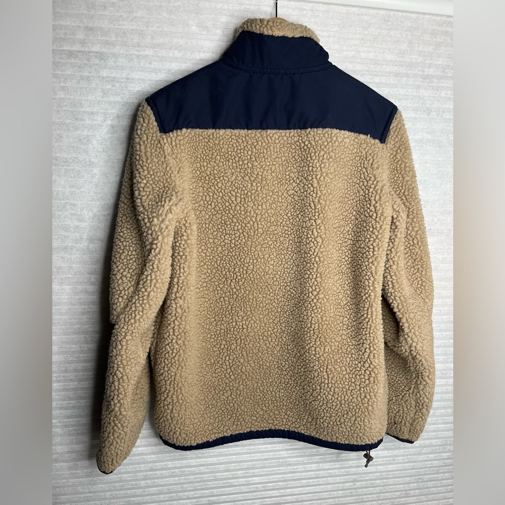 EDDIE BAUER Men’s Sherpa Fleece Full Zip Jacket Oversized Small - Picture 4 of 11